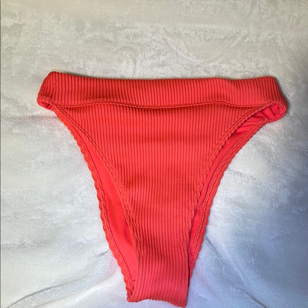 Vibrant Ribbed Bikini Bottom